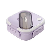 Mor 1300ml Faydalı Gıda Kabı Mikrodalgada Yeniden Kullanılabilir Depolama