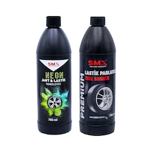 Neon Jant & Lastik Temizleyici 750 Ml.+ Lastik Parlatıcı 750 Ml+ Lastik Süngeri