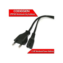CODEGEN CPV185 2x0.30mm 1.5metre Notebook Power Kablosu