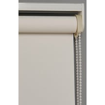Storperdem Plise Perde Cam Balkon Pencere Perdesi Polyester Kumaş Krem
