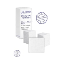 Ağaoğlu Spanç Gazlı Bez 7,5x7,5cm 12 Katlı 100 Adet
