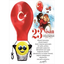 Farklı Market 23 Nisan Hediyesi Çikolata Ve Balon 10 Adet