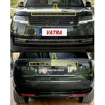 Range Rover 2.0 Phev Westminister 2018-2021 Uyumlu Range Rover Siyah Kaput Ve Bagaj Yazısı