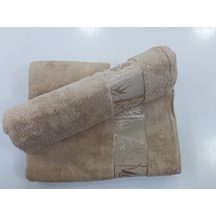 Romans Bambu 2Li Banyo Havlu Takımı Cappuccino