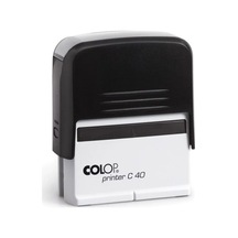 Colop Prınter C40 Siyah Kasa Siyah Keçe - 23 x 59 MM