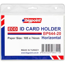 Bigpoint Eco Kart Poşeti Yatay 105x74mm X 100 Adet
