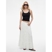 Koton Modal Kumaş Slim Fit U Yaka Askılı Top Siyah 6sak10035pk