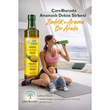 Çareburada Ananaslı Detox Sirke 500 Ml Formunu Korumaya Destek & Günlük Kullanıma Uygun