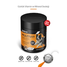 Cutepet Multivit Köpek Vitamin Ve Mineral Tableti 60 Adet Günlük Bağışıklık, Enerji Ve Genel Sağlık Desteği