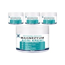 Saf Magnezyum Klorürlü Ağrımasaj Losyonu 4 Adet Zechstein Deniz Kaynaklı, Aloe Vera Ve E Vitaminli Komplex Relax Krem