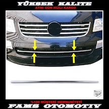 Vw T5 Multivan Krom Ön Tampon Çıtası 2003-2010 P.Çelik
