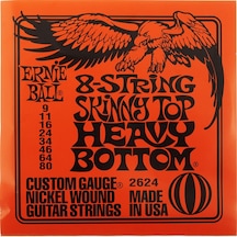Ernie Ball P02624 Slinky Skinny Top Heavy Bottom Takım Tel 8 Tell