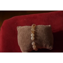 El Yapımı Akik Agate Doğal Taş Bileklik Doğal Taş Hediyeli Akik-karışık