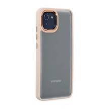 Newface Samsung Galaxy A03 Kılıf Dora Kapak - Pudra