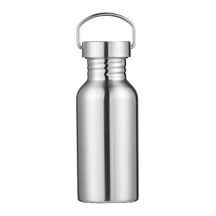 Suntek Paslanmaz Çelik Spor Su Şişesi Bisiklet Yürüyüş 500 ML Gri