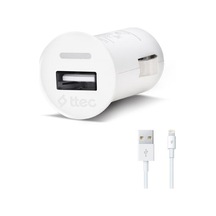 Ttec Compact Araç Şarj Aleti Lightning Kablolu 1000 Ma