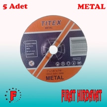 Tıtex Metal Taşlama Taşı 115x6.0x22.2 MM 5 Li Paket