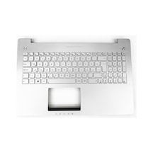 Asus Uyumlu N550j N550JK N550JV G550J G550JK Gri üst kasalı klavye