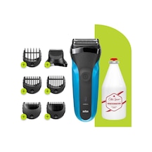 Braun 3 Serisi 310 BT BLU 3’ü 1 Arada Islak - Kuru Kablosuz Tıraş Makinesi + Old Spice Tıraş Sonrası Losyon 100 ML