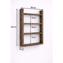 4'lü Duvar Rafı-mutfak-çok Amaçlı Raf-barok 60x50x10 Diğer