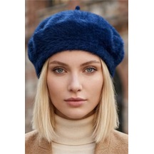 Uniquetrenders Kadın Peluş Kışlık Fransız Ressam Bere Lacivert