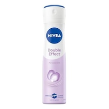 Kadın Sprey Deodorant Double Effect 150ml, 72 Saat Anti-perspirant Koruma, Alkolsüz, Pürüzsüz Cilt, Doğal Özleri