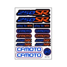 A4 Sticker 112 Tek Paket Çoklu Sticker Standart
