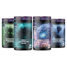 Grimsupps 4'lü Vitamin Seti - Magnezyum, Omega 3, Glukozamin, Tribulus