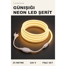 Onerous 25 M 220v Günışığı Neon Led Şerit, Fişli