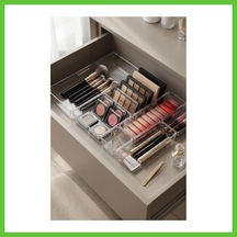 Bezos 5 Parça Şeffaf Çekmece İçi Makyaj Ve Takı Organizer Seti & Modüler Bölmeli Düzenleyici Dmc