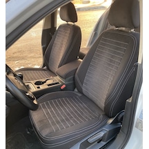 Volkswagen Passat B8 Uyumlu Araca Özel Oto Koltuk Kılıfı 158540 Siyah-füme