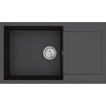 Teka Clivo 60 B-tq 1b 1d Onyx Black Granit Eviye Siyah