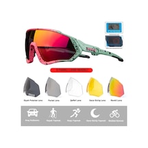 Kapvoe Storm Değişebilir 5 Lens Mtb Polarize Bisiklet Spor Dağ Ka