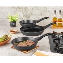 Kahramanlar Motto Döküm 3'lü Tava Seti-3560 Kahramanlar Motto Döküm 3'lü Tava Seti-3560