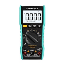 Toolfıx Tf-108a True Rms Dijital Ölçü Aleti Ncv Özellikli Otomatik Kademeli Multimetre