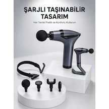 3in1 Fonksiyonel Şarjlı Masaj Aleti Ayak Yüz Vücut Masajı Yeni Nesil