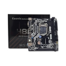 Esonic H81DA1 İntel H81 1600 MHz (OC) DDR3 Soket 1150 mATX Anakart