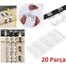 Periboia Kablo Sabitleyici Klips Seti 20 Adet