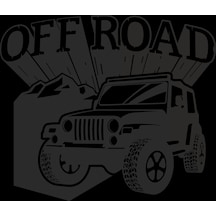 Off Road Jeep Sticker 10x10 Cmrenkli Sticker