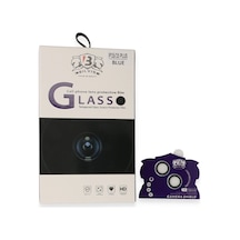 Apple iPhone Uyumlu 15 Bilvis Titan Kamera Lens - Sierra Blue Tdrtr
