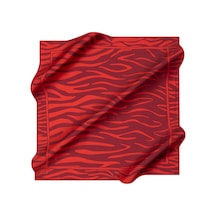 Aker Açık Kırmızı 90x90 İpek Krep Saten Eşarp Açık Kırmızı Açık Kırmızı