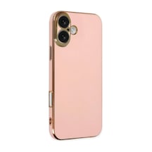 Newface Apple İphone 16 Kılıf Volet Silikon - Pembe