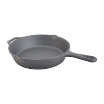 Campout 12 Inch Emaye Kaplı Döküm Tava Siyah