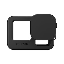 Gopro Hero13 Uyumlu Silikon Kılıf Hero12/11/10/9 Uyumlu + Silikon Lens Koruyucu + Kordon İp