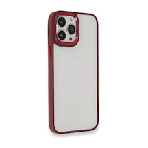 Apple Apple Uyumlu iPhone 14 Pro Kılıf Dora Kapak - Kırmızı