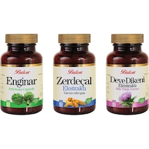 Balen Enginar 60 Kap.-Deve Dikeni 60 Kap.-Zerdeçal Ektraktı 60 Ka