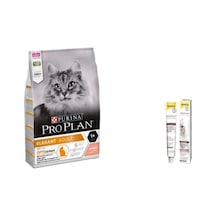 Purina Pro Plan Derma Plus Somonlu Yetişkin Kedi Maması 1500 G + Gimcat Tüy Yumağı Kontrol Kedi Macunu 20 G