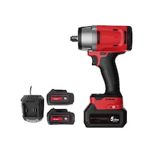Tr Şarjlı Çift Akülü Darbeli Somun Sıkma 1/2 Sökme Tabanca 1180 Nm Tork Teker Bijon Söküm 18 Volt
