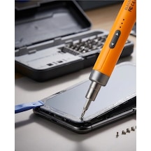 Profesyonel Elektrikli Tornavida Seti 600mah Şarjlı 38 Parça Hassas Vida Seti 93741718