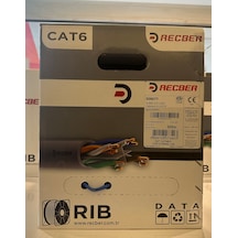 Reçber Cat 6 Halogen Free U/utp Sl400 23 Awg 305 Metre Mavi